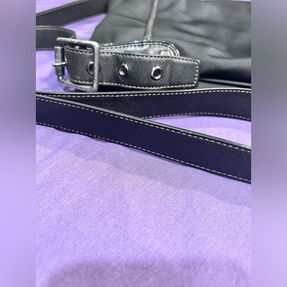 Coach Bag Women’s Black Crossbody Shoulder Nylon Gunmetal Hardware Vintage 6253 - Picture 5 of 11